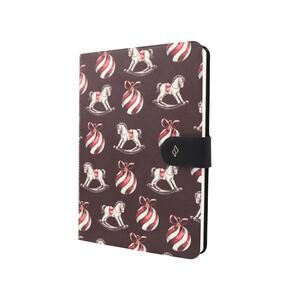 A5 Vegan Leather Notebook - Burgundy
